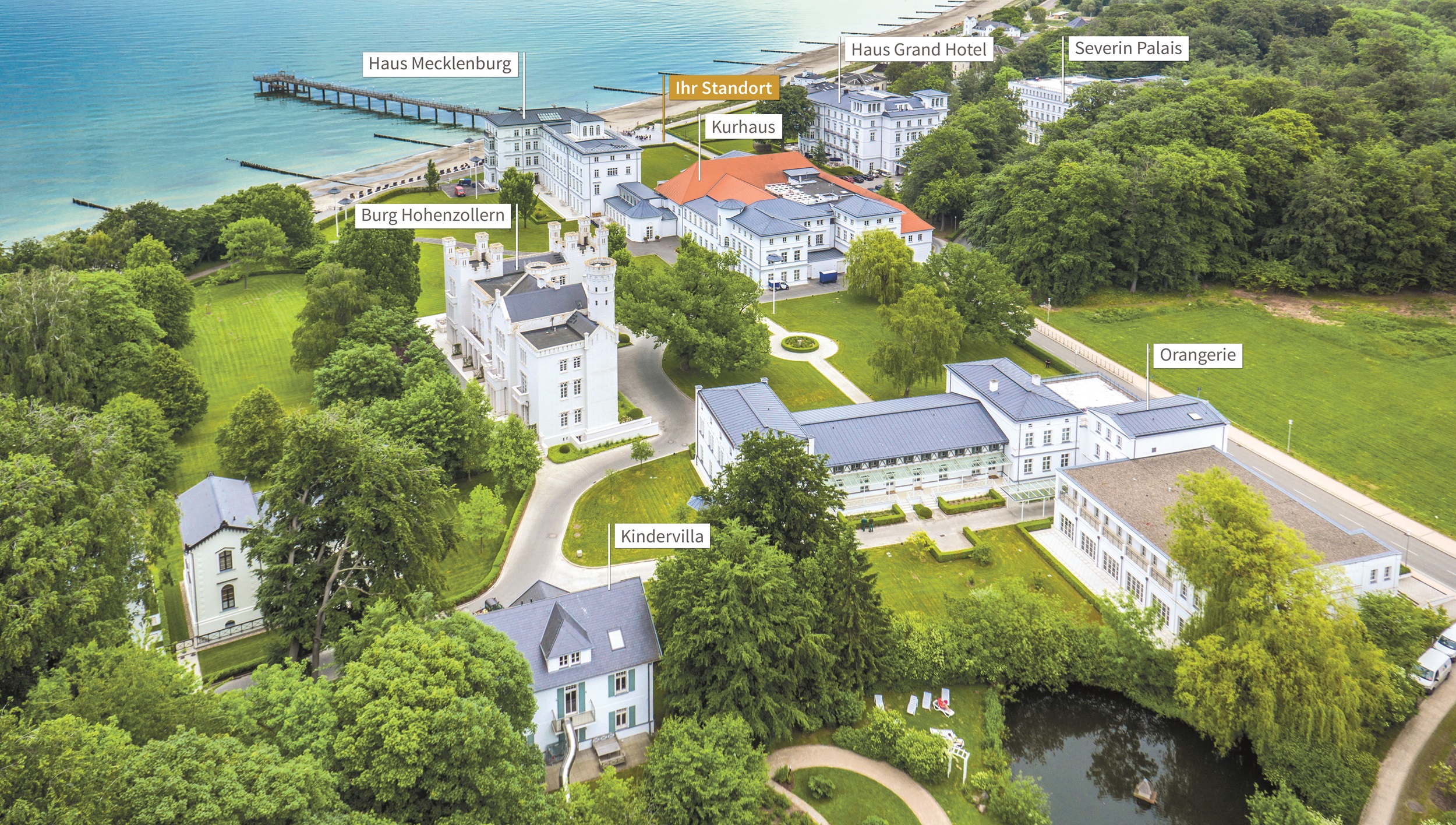 Seebad Heiligendamm, historisches Ensemble des Grand Hotel