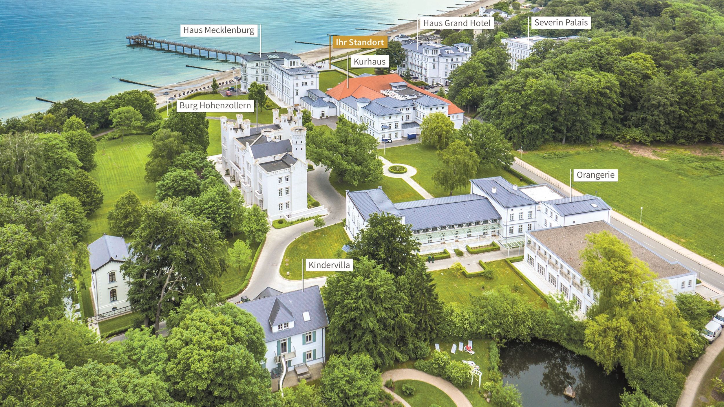 Seebad Heiligendamm, historisches Ensemble des Grand Hotel